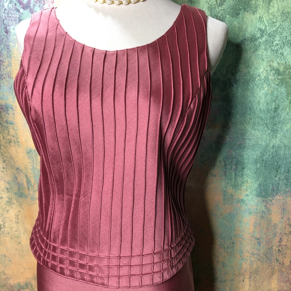 Albert Nipon Mauve Skirt Set - image 4